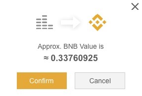 Convertire Dust su Binance