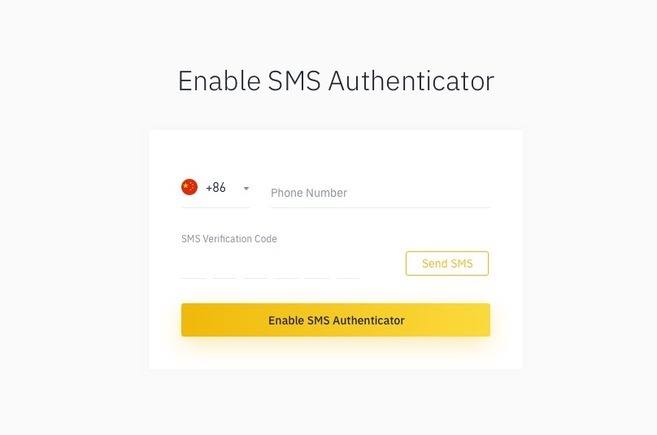 Setting up SMS Authentication
