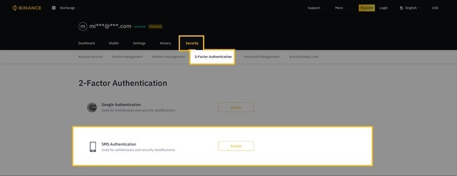 Setting up SMS Authentication