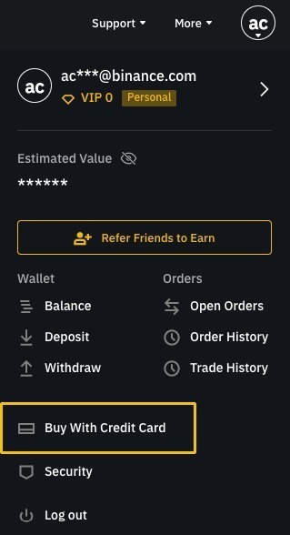 Cómo depositar en Binance