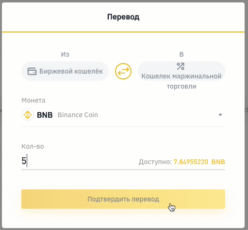 Руководство по использованию маржинальной торговли на Binance