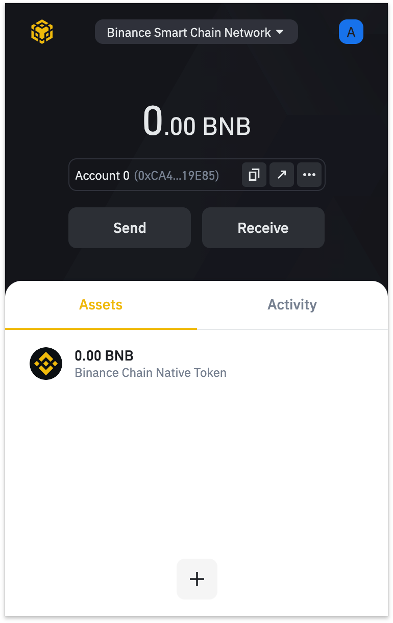 add binance wallet to metamask