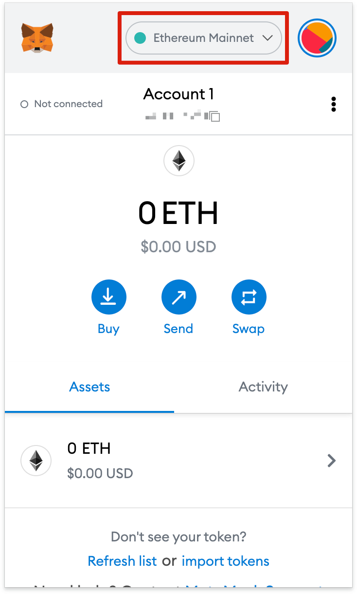 cant see added token in metamask