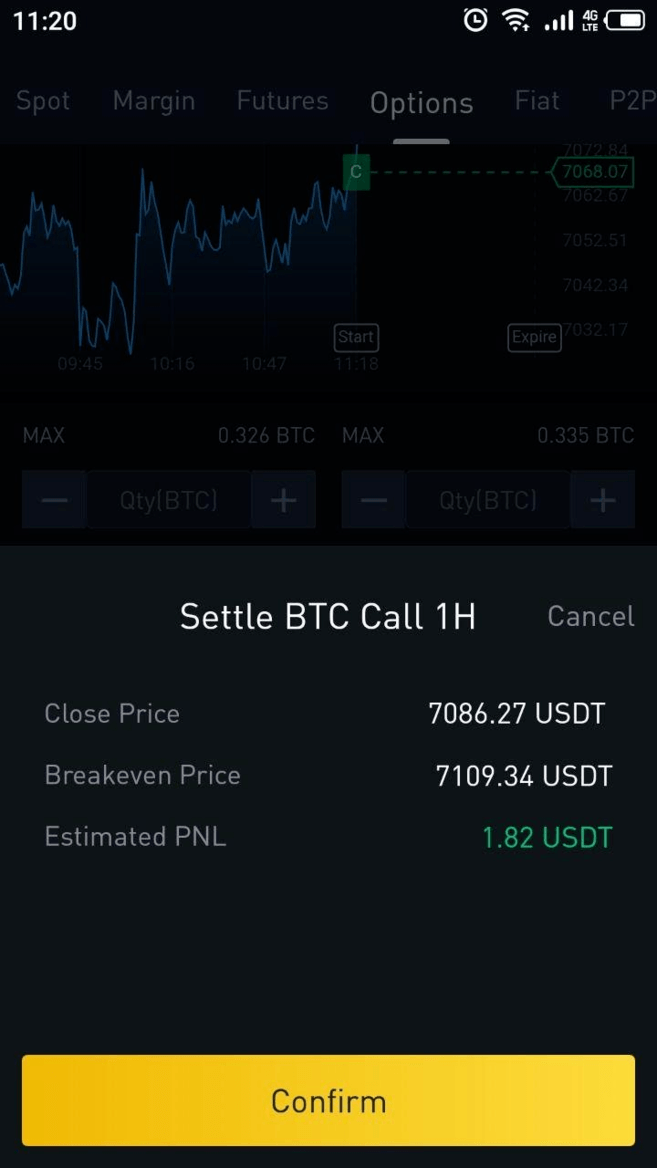 Monitoring and closing positions