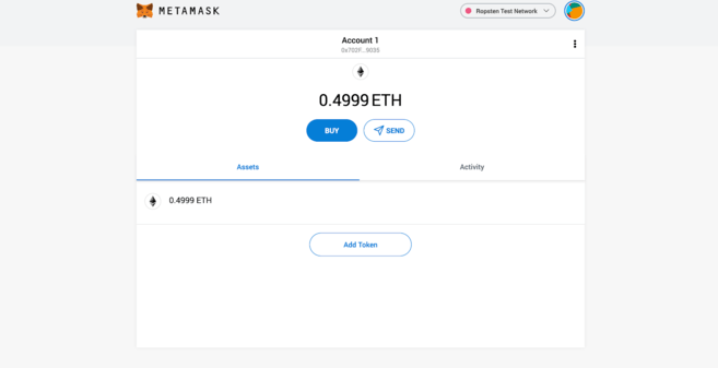 Ropsten test network