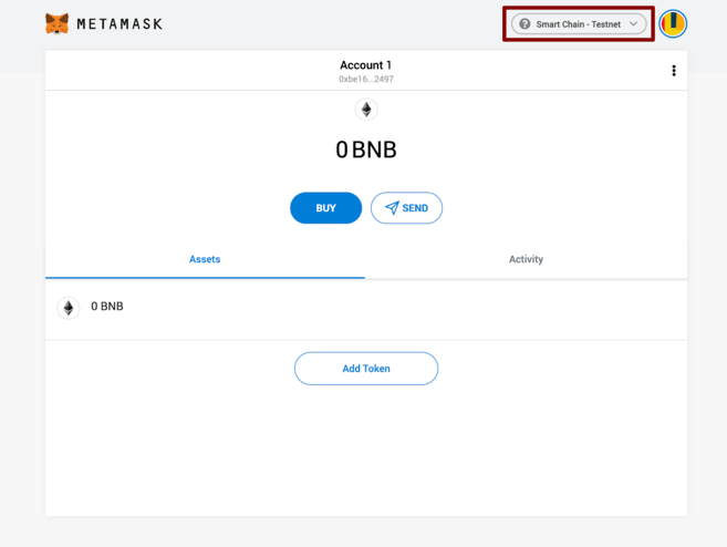 chain id bsc metamask