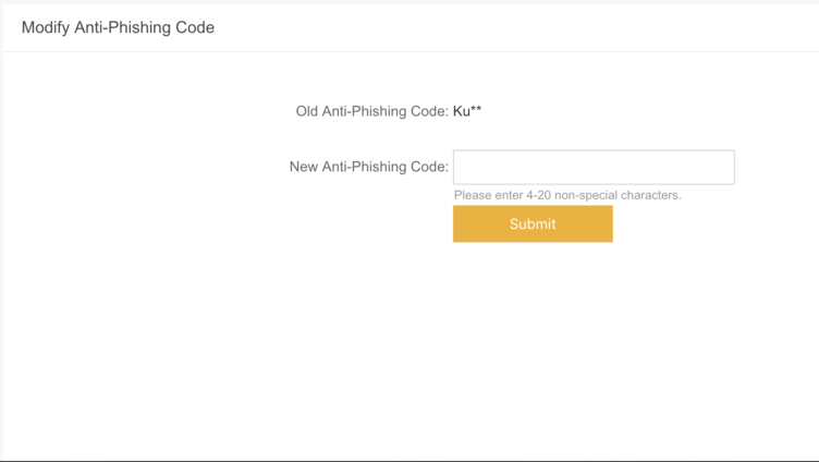 Anti-Phishing Code